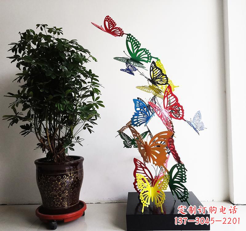 不锈钢蝴蝶雕塑