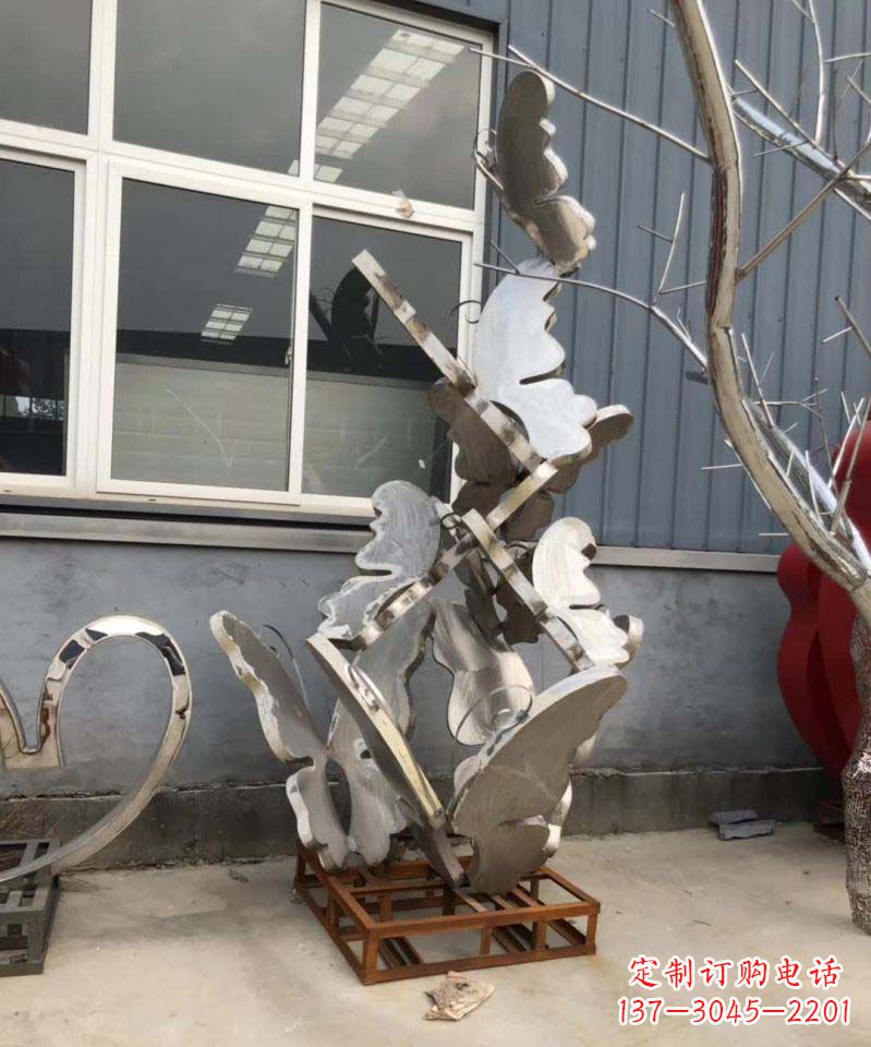 蝴蝶之舞不锈钢雕塑精美绝伦 蝴蝶之舞不锈钢雕塑精美绝伦