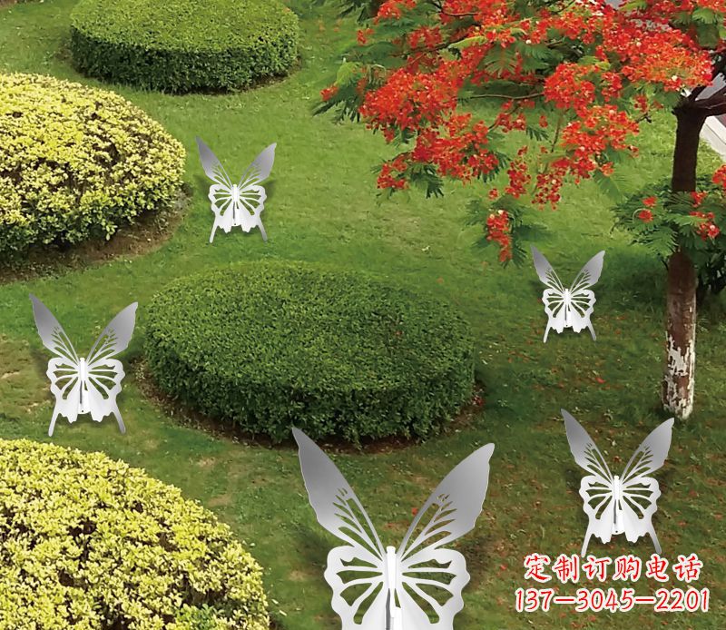 灵动飞舞不锈钢蝴蝶雕塑 灵动飞舞不锈钢蝴蝶雕塑