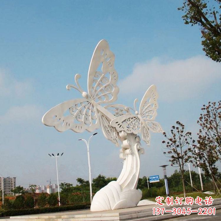 不锈钢蝴蝶雕塑——美丽传递自然之美 不锈钢蝴蝶雕塑——美丽传递自然之美