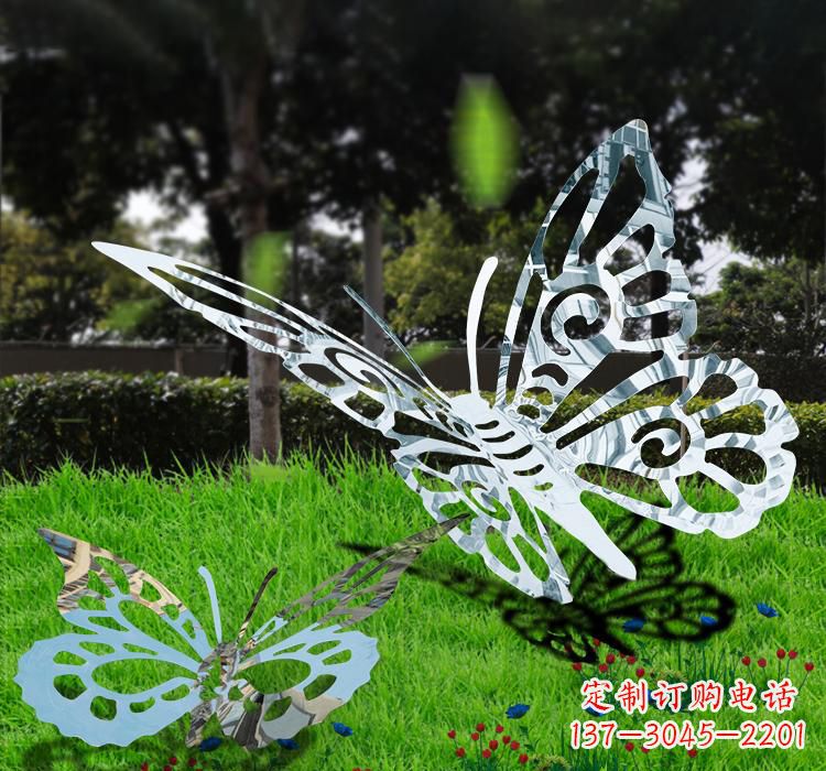 不锈钢蝴蝶雕塑艺术的美丽诠释 不锈钢蝴蝶雕塑艺术的美丽诠释