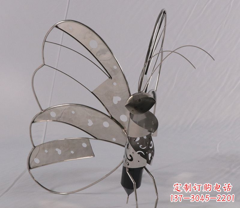 不锈钢/蝴蝶/细节-不锈钢蝴蝶细节雕塑 不锈钢/蝴蝶/细节-不锈钢蝴蝶细节雕塑