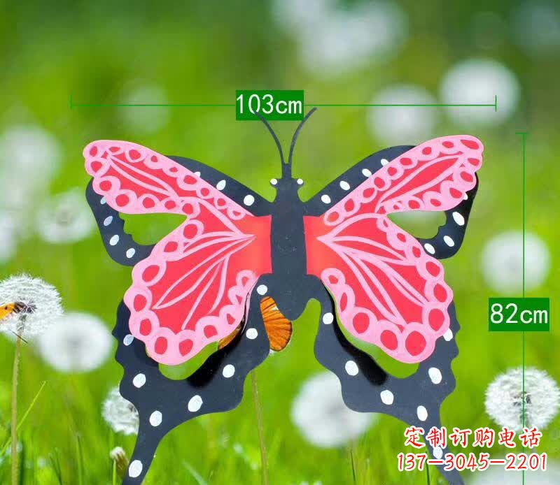不锈钢蝴蝶园林雕塑:艺术的精灵 不锈钢蝴蝶园林雕塑:艺术的精灵