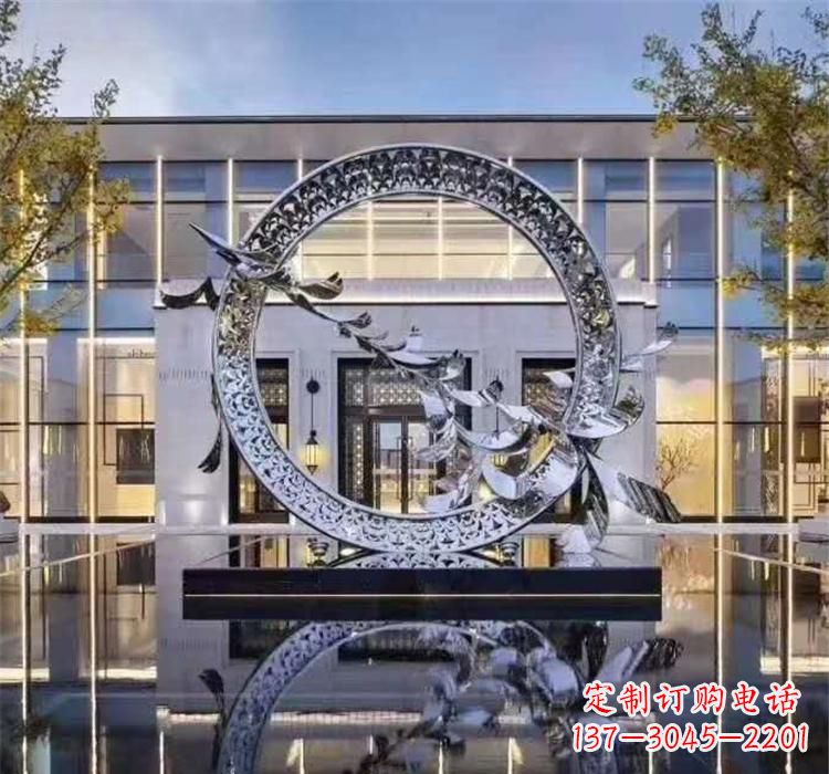 大雁雕塑 - 不锈钢/户外/大雁 大雁雕塑 - 不锈钢/户外/大雁