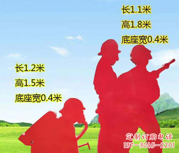 表彰消防英雄——不锈钢消防员人物雕塑 表彰消防英雄——不锈钢消防员人物雕塑