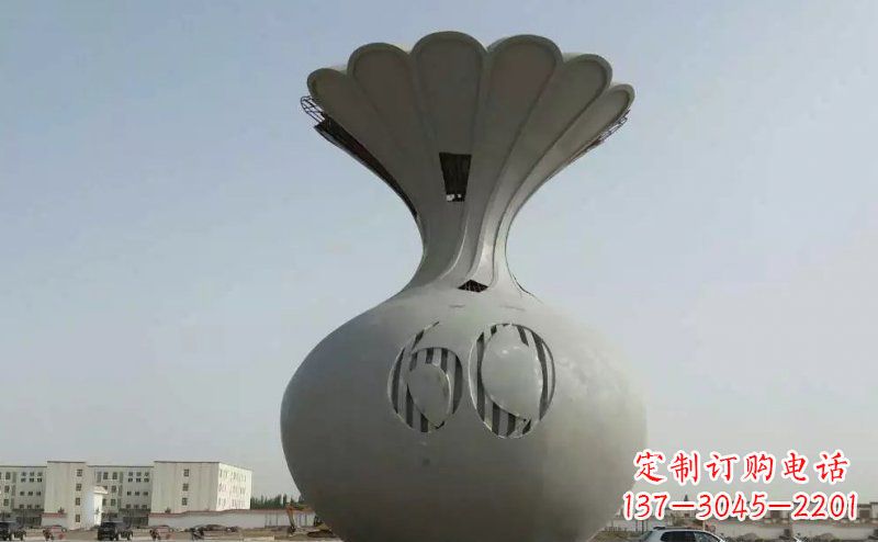 花篮雕塑 - 不锈钢/花篮 花篮雕塑 - 不锈钢/花篮