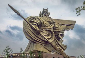 不锈钢关公广场雕塑传承中华文化