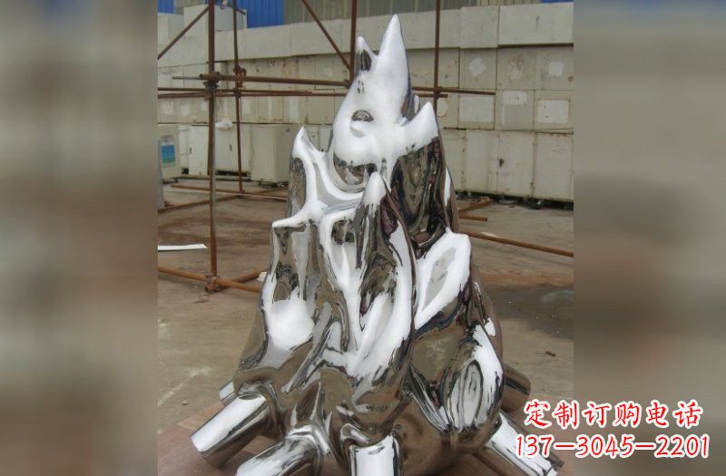 不锈钢火焰雕塑222