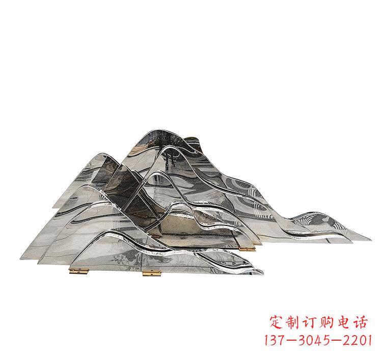 不锈钢假山雕塑