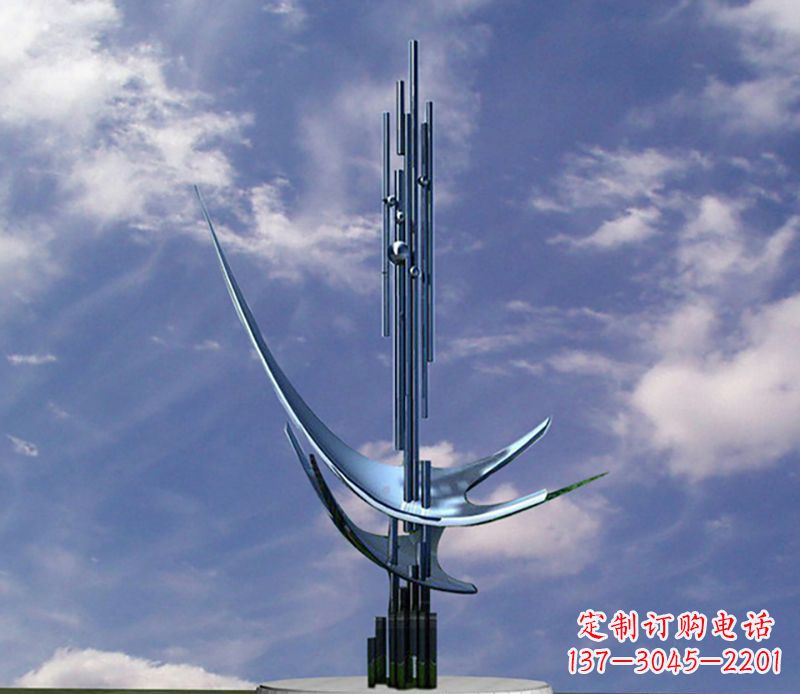 不锈钢剑圣景观雕塑 不锈钢剑圣景观雕塑