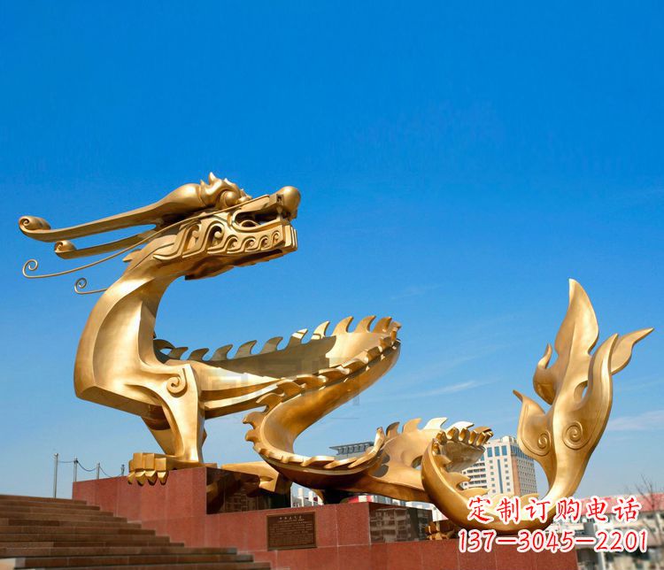 金龙雕塑 - 不锈钢/金龙 金龙雕塑 - 不锈钢/金龙