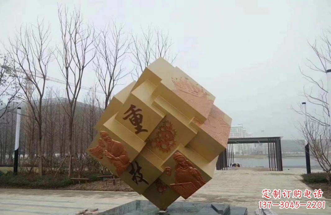 魔方雕塑 - 不锈钢/景观/浮雕/魔方 魔方雕塑 - 不锈钢/景观/浮雕/魔方