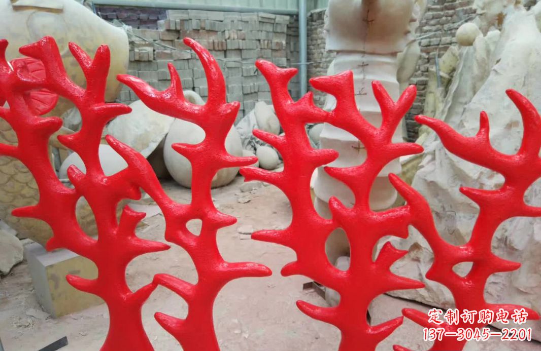 不锈钢景观海草雕塑