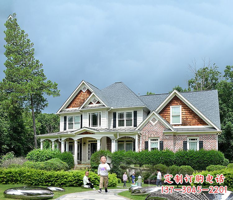不锈钢景观石雕塑