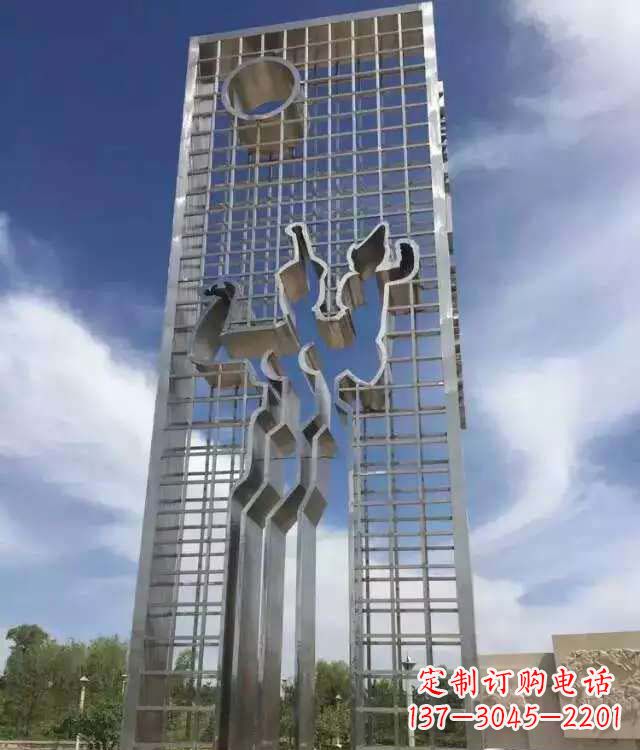不锈钢景区大型创意雕塑