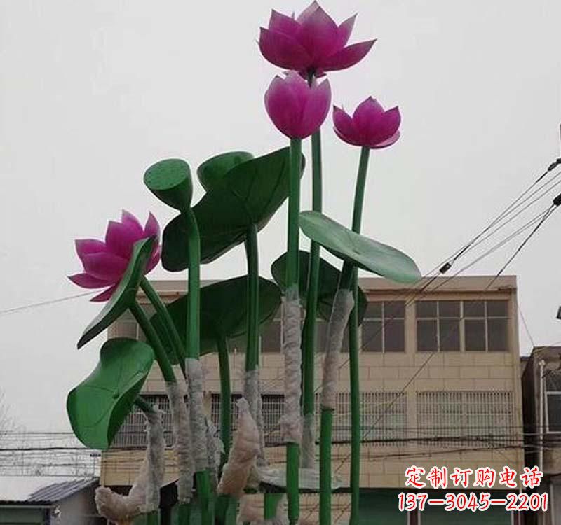 荷花雕塑 - 不锈钢/景区/荷花 荷花雕塑 - 不锈钢/景区/荷花