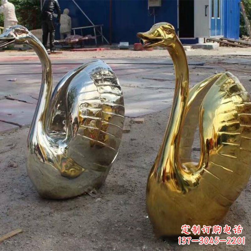 天鹅雕塑 - 不锈钢/镜面/抽象/天鹅/水景/喷水/动物 天鹅雕塑 - 不锈钢/镜面/抽象/天鹅/水景/喷水/动物