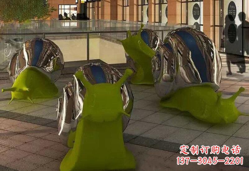 镜面雕塑 - 不锈钢/镜面/抽象/蜗牛 镜面雕塑 - 不锈钢/镜面/抽象/蜗牛
