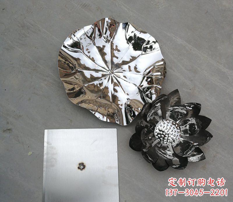 镜面雕塑 - 不锈钢/镜面/荷叶/公园/景观 镜面雕塑 - 不锈钢/镜面/荷叶/公园/景观
