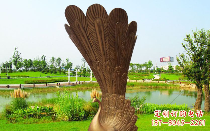 不锈钢孔雀展翅高飞 不锈钢孔雀展翅高飞
