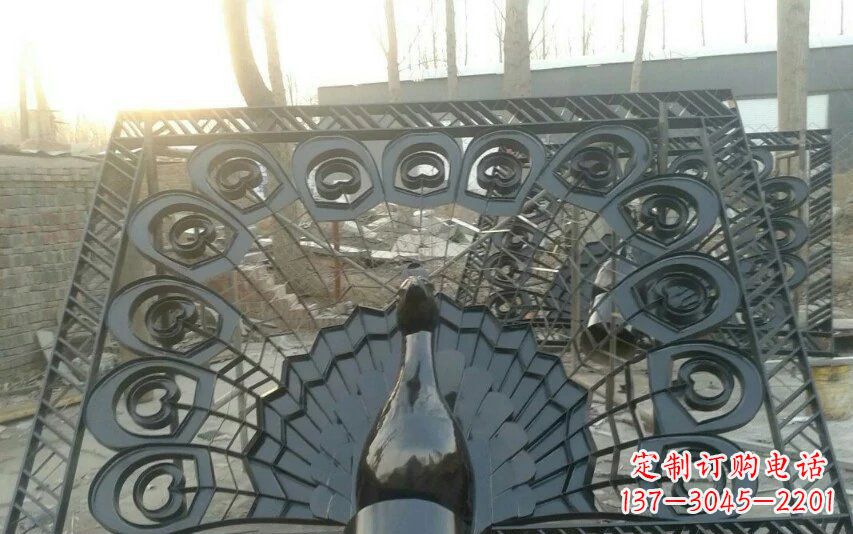 孔雀雕塑 - 不锈钢/孔雀/开屏/景观 孔雀雕塑 - 不锈钢/孔雀/开屏/景观