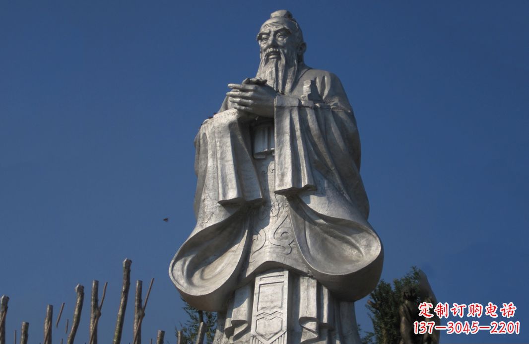 孔子雕塑 - 不锈钢/孔子/人物 孔子雕塑 - 不锈钢/孔子/人物