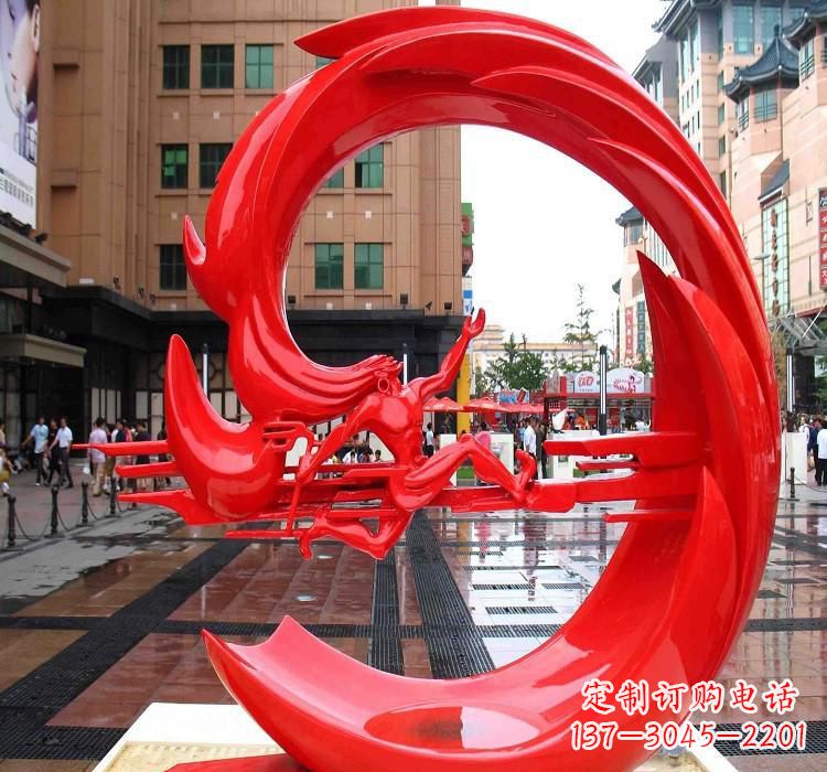 不锈钢/夸父追日-不锈钢夸父追日雕塑 不锈钢/夸父追日-不锈钢夸父追日雕塑