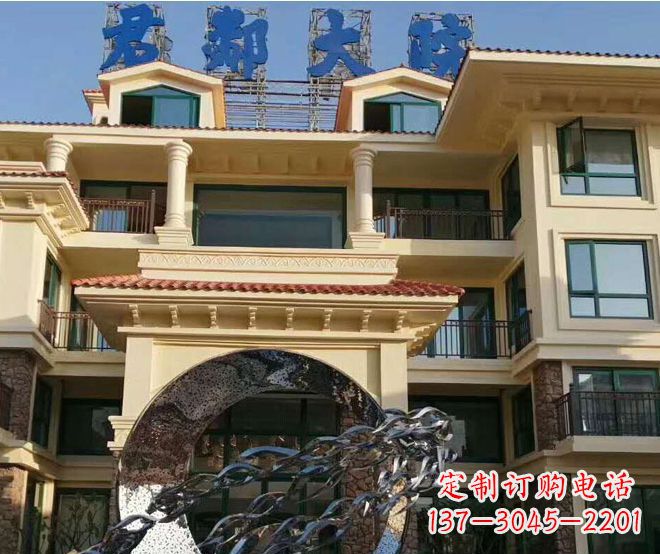 不锈钢/鱼跃龙门-不锈钢鲤鱼跃龙门雕塑 不锈钢/鱼跃龙门-不锈钢鲤鱼跃龙门雕塑