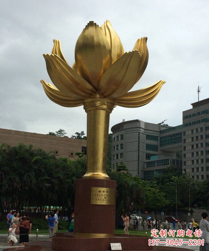 莲花雕塑 - 不锈钢/莲花/广场 莲花雕塑 - 不锈钢/莲花/广场