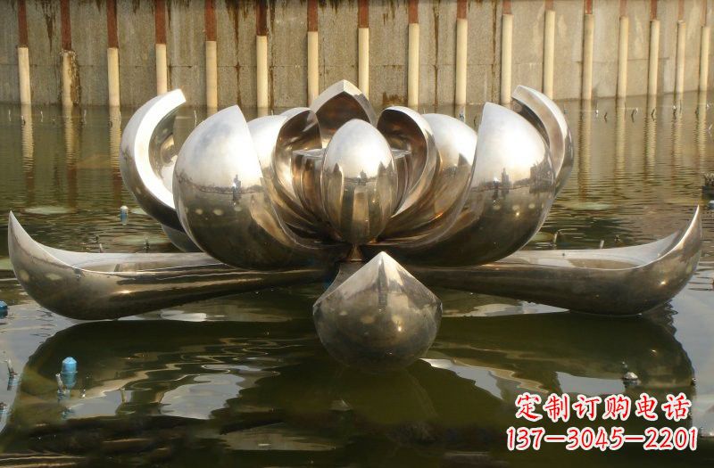 莲花雕塑 - 不锈钢/莲花/喷泉 莲花雕塑 - 不锈钢/莲花/喷泉