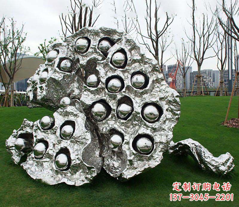 莲蓬雕塑 - 不锈钢/莲蓬/植物 莲蓬雕塑 - 不锈钢/莲蓬/植物