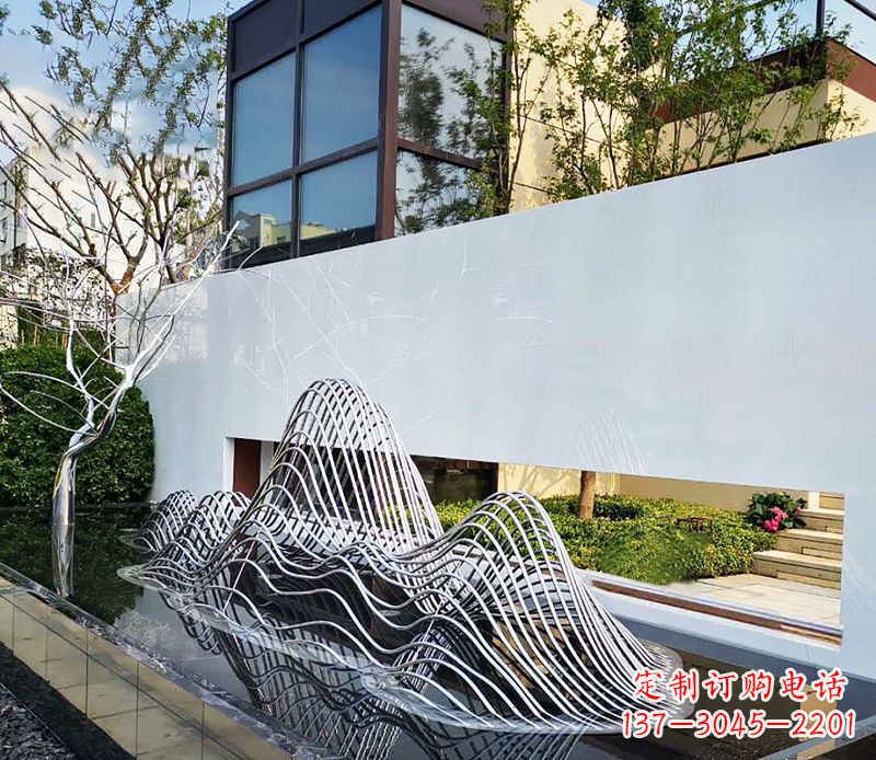 假山雕塑 - 不锈钢/镂空/假山 假山雕塑 - 不锈钢/镂空/假山