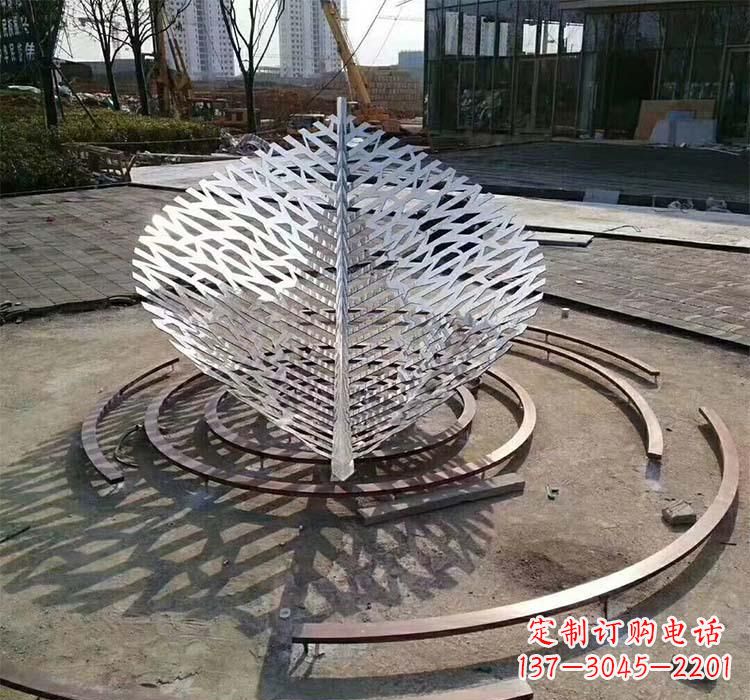 树叶雕塑 - 不锈钢/镂空/景观/树叶 树叶雕塑 - 不锈钢/镂空/景观/树叶