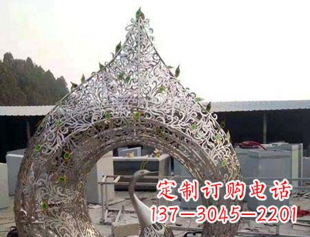 孔雀雕塑 - 不锈钢/镂空/孔雀 孔雀雕塑 - 不锈钢/镂空/孔雀