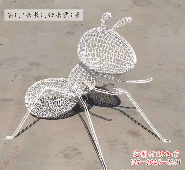 不锈钢镂空蚂蚁雕塑 不锈钢镂空蚂蚁雕塑