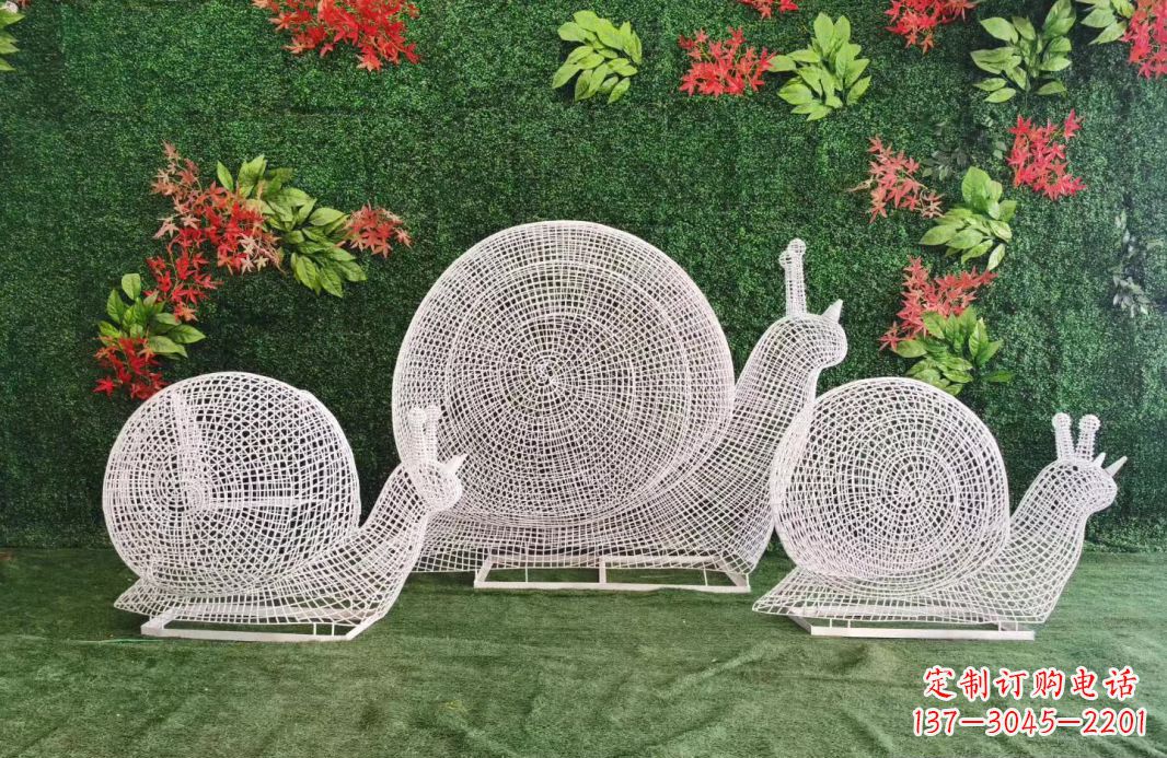 蜗牛雕塑 - 不锈钢/镂空/蜗牛 蜗牛雕塑 - 不锈钢/镂空/蜗牛