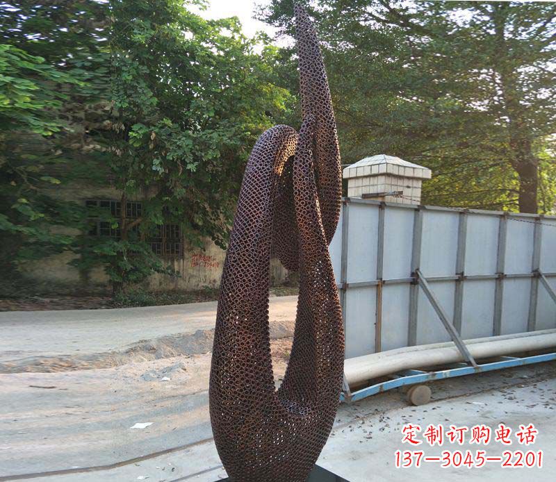 不锈钢螺母景观雕塑