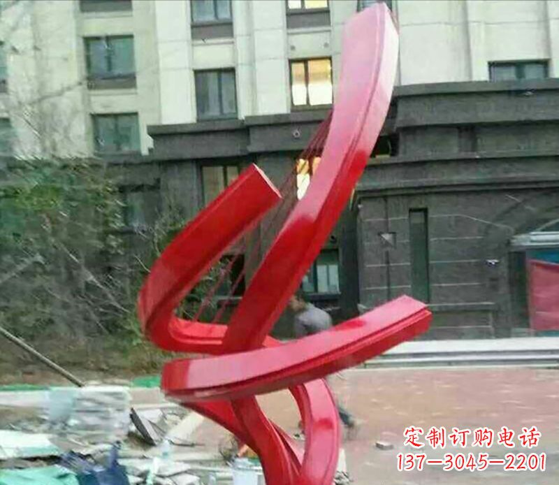 飘带雕塑 - 不锈钢/螺旋/飘带 飘带雕塑 - 不锈钢/螺旋/飘带