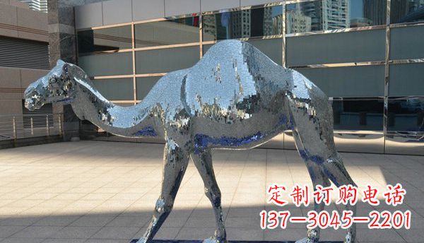 骆驼雕塑 - 不锈钢/骆驼/动物 骆驼雕塑 - 不锈钢/骆驼/动物