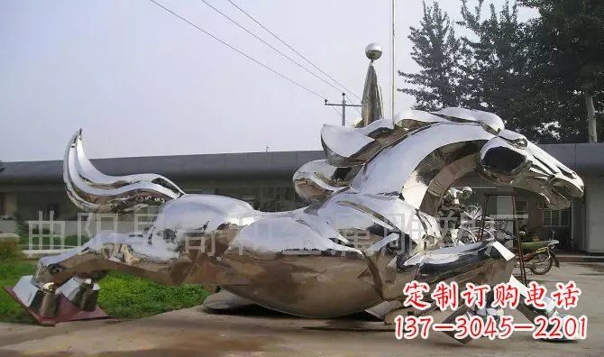 不锈钢马广场雕塑