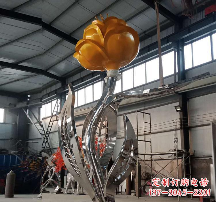 不锈钢/玫瑰花-不锈钢玫瑰花雕塑2 不锈钢/玫瑰花-不锈钢玫瑰花雕塑2