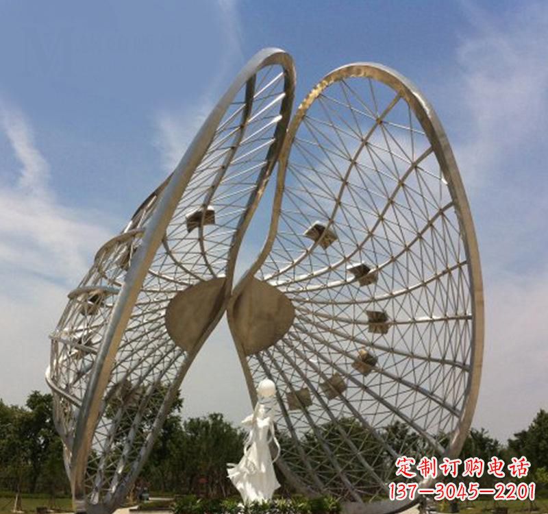 不锈钢美陈贝壳雕塑