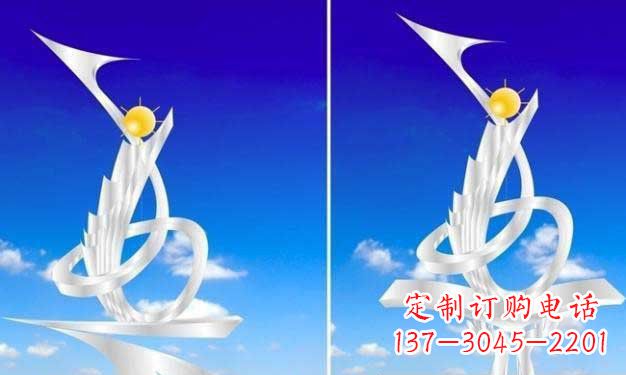 不锈钢梦想校园雕塑