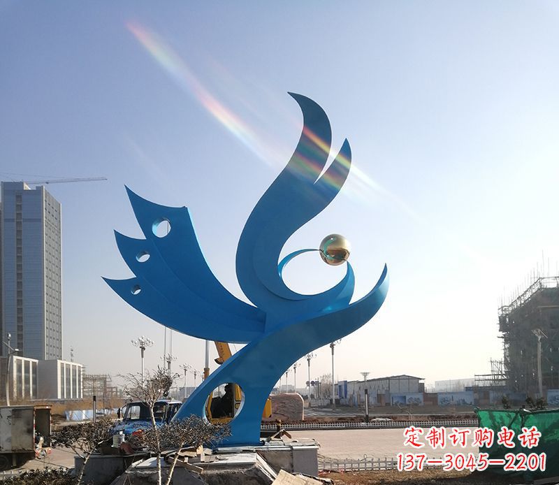 凤凰雕塑 - 不锈钢/喷漆/凤凰 凤凰雕塑 - 不锈钢/喷漆/凤凰