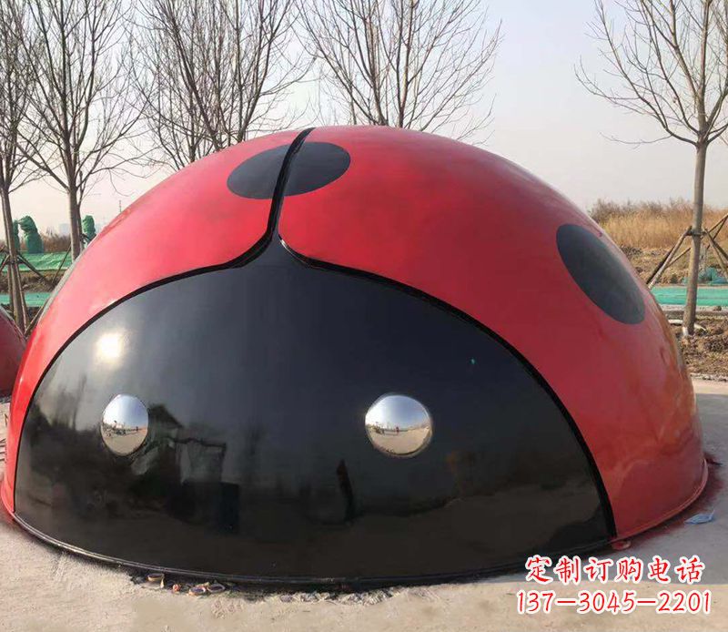瓢虫雕塑 - 不锈钢/瓢虫 瓢虫雕塑 - 不锈钢/瓢虫