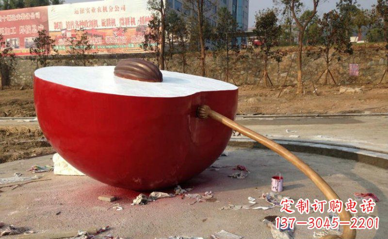 不锈钢/苹果-不锈钢苹果雕塑 不锈钢/苹果-不锈钢苹果雕塑