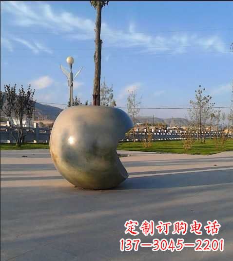 不锈钢/苹果/广场-不锈钢苹果广场雕塑 (2) 不锈钢/苹果/广场-不锈钢苹果广场雕塑 (2)