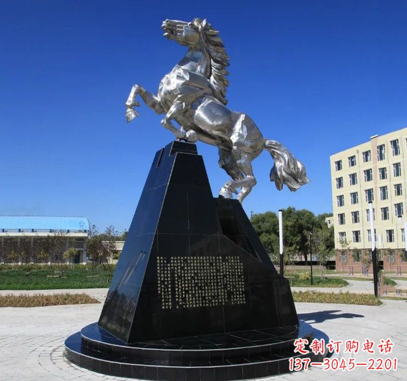 奔马雕塑 - 不锈钢/企业/广场/奔马 奔马雕塑 - 不锈钢/企业/广场/奔马