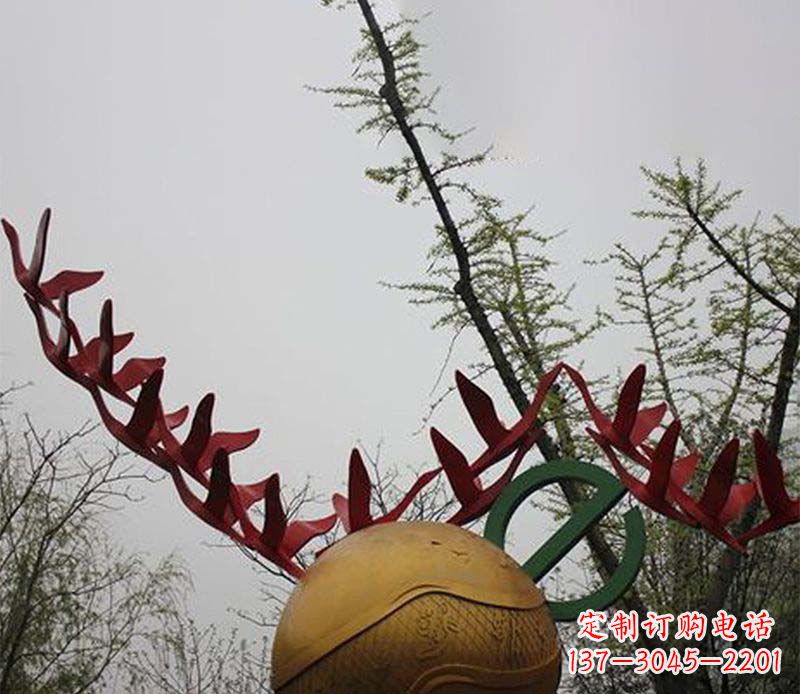 不锈钢球广场景观摆件