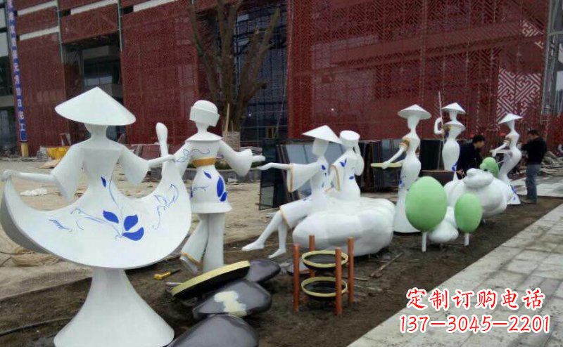 不锈钢人物雕塑 (2)